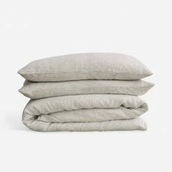 Lulu And Georgia Élan Byrd Collection Linen Bedding, Duvet Set By Cultiver