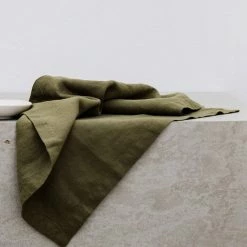 Lulu And Georgia Cultiver Linen Table Napkins (Set Of 4) Malene Barnett Kindred Collection