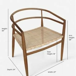 Lulu And Georgia Desie Accent Chair Curved + Rounded