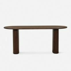 Lulu And Georgia Mattea Oval Dining Table Curved + Rounded