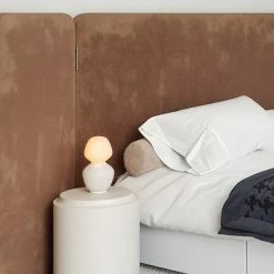 Lulu And Georgia Curved + Rounded Tala Reflection Enno Table Lamp