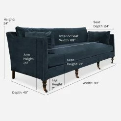 Lulu And Georgia Fabienne Sofa Mossy Greens