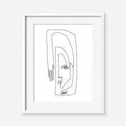 Lulu And Georgia Walls Face + Hand' Print By Damienne Merlina