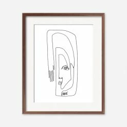 Lulu And Georgia Walls Face + Hand' Print By Damienne Merlina