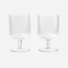 Lulu And Georgia Organic Harmony Collection Rian Ripple Wine Glass (Set Of 2)
