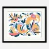 Lulu And Georgia Walls 'Abstract Petals' Print By Fernanda Martinez