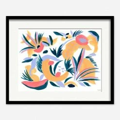 Lulu And Georgia Walls'Abstract Petals' Print By Fernanda Martinez