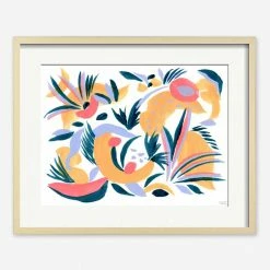 Lulu And Georgia Walls 'Abstract Petals' Print By Fernanda Martinez