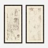 Deals ⌛ Lulu And Georgia 'Freise Study' Print (Set Of 2) ✔️ 1 Lulu And Georgia 'Freise Study' Print (Set Of 2)