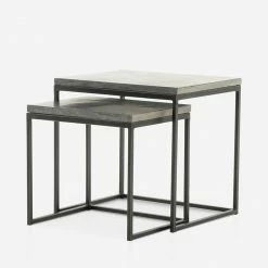 Lulu And Georgia Furniture Ginette Nesting Side Tables