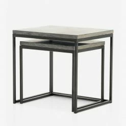 Lulu And Georgia Furniture Ginette Nesting Side Tables