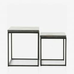 Lulu And Georgia Furniture Ginette Nesting Side Tables