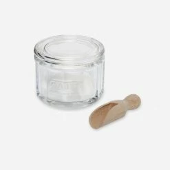 Lulu And Georgia Glass Salt Pot With Scoop Gifts