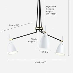 Lulu And Georgia Earth Tones Gracie Chandelier