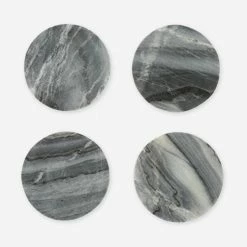 Best Pirce ❤️ Lulu And Georgia Modernist Coaster (Set Of 4) Malene Barnett Kindred Collection 🎁 10 Lulu And Georgia Modernist Coaster (Set Of 4) Malene Barnett Kindred Collection