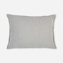 Lulu And Georgia Earth Tones Harbour Matelassé Euro Sham By Pom Pom At Home