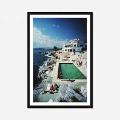 Lulu And Georgia Walls'Eden-Roc Pool' Photography Print By Slim Aarons
