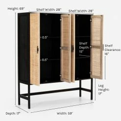 Lulu And Georgia Élan Byrd Collection Hannah Cabinet