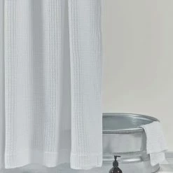 Lulu And Georgia Hawkins New York Simple Waffle Shower Curtain Bed + Bath