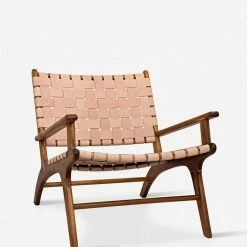 Lulu And Georgia Jaslene Leather Accent Chair