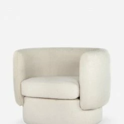 Lulu And Georgia Zaha Accent Chair Curved + Rounded
