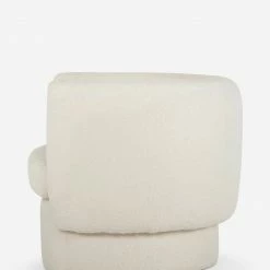 Lulu And Georgia Zaha Accent Chair Curved + Rounded