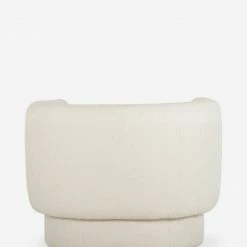 Lulu And Georgia Zaha Accent Chair Curved + Rounded