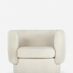 Lulu And Georgia Zaha Accent Chair Curved + Rounded