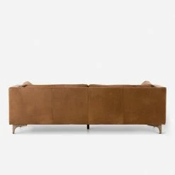 Lulu And Georgia Earth Tones Jocelyn Leather Sofa
