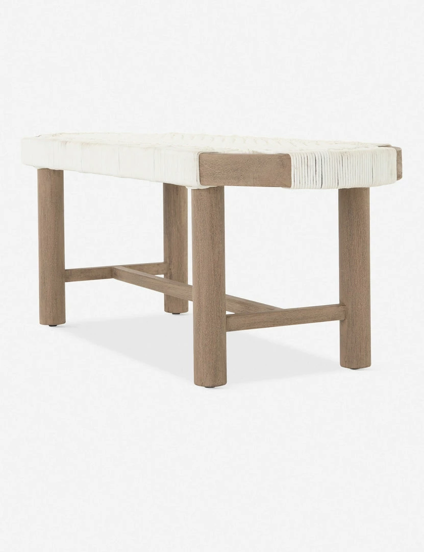 Brand new ✨ Lulu And Georgia Arina Indoor / Outdoor Bench ✔️ 8 Lulu And Georgia Arina Indoor / Outdoor Bench