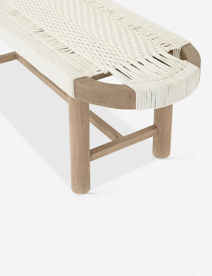 Brand new ✨ Lulu And Georgia Arina Indoor / Outdoor Bench ✔️ 11 Lulu And Georgia Arina Indoor / Outdoor Bench