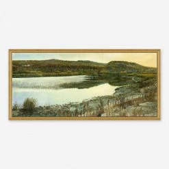 Lulu And Georgia 'Barren Lake' Print Mossy Greens