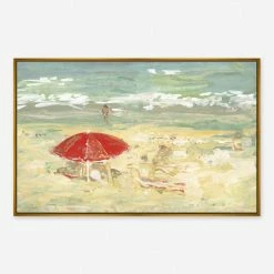 Lulu And Georgia 'Beach Umbrella, Parivolia' Print