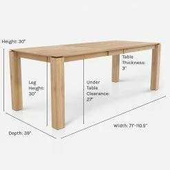 Lulu And Georgia Kaiza Extendable Dining Table