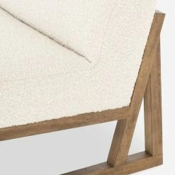 Lulu And Georgia Kansia Accent Chair Bouclé + Textural Fabric