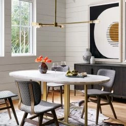 Lulu And Georgia Kara Oval Dining Table Furniture