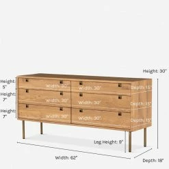 Lulu And Georgia Furniture Karma 6-Drawer Dresser