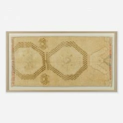 Lulu And Georgia Nelia Vintage Textile Wall Art Earth Tones