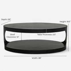 Lulu And Georgia Leigha Oval Coffee Table