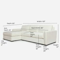Lulu And Georgia Lex Sectional Sofa Furniture