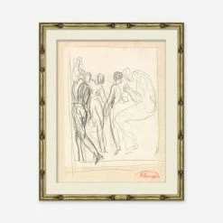 Lulu And Georgia 'Figure Sketch' Print Walls