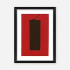 Lulu And Georgia Abstract In Red' Print Walls