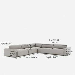 Lulu And Georgia Mackenzie Corner Sectional Sofa Furniture