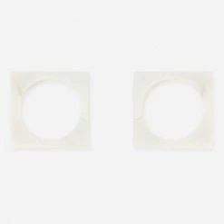 Lulu And Georgia Modernist Napkin Ring Set Muted Pastels