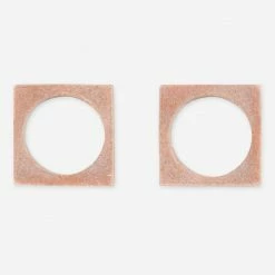 Lulu And Georgia Modernist Napkin Ring Set Muted Pastels