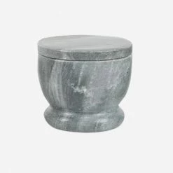 Lulu And Georgia Marble Lidded Cellar Malene Barnett Kindred Collection