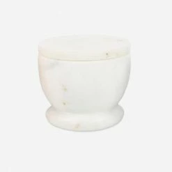 Lulu And Georgia Marble Lidded Cellar Malene Barnett Kindred Collection