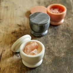 Lulu And Georgia Marble Lidded Cellar Malene Barnett Kindred Collection