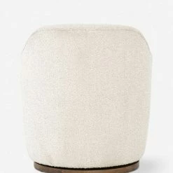 Lulu And Georgia Margie Swivel Chair Bouclé + Textural Fabric