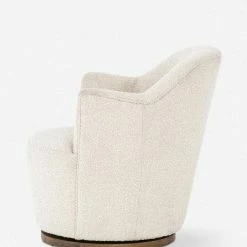 Lulu And Georgia Margie Swivel Chair Bouclé + Textural Fabric